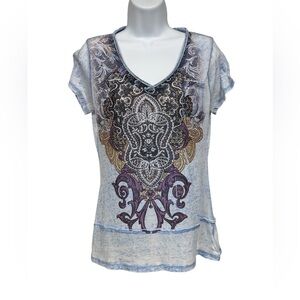 One World blingy tee size medium